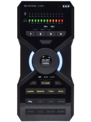 Nejlepší Volba Citronic X-PAD, přenosné audio rozhraní a mikrofonní procesor