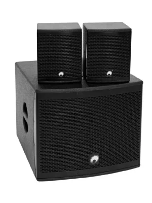 Sezónní Sleva Omnitronic Set MOLLY-12A + 2x MOLLY-6 Top, 760W, BT, černý