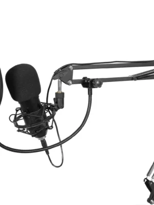 Vysoce Kvalitní Omnitronic BMS-1C USB, studiový kondenzátorový mikrofonní set