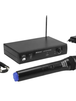 Oblíbený Omnitronic VHF-101, 1-kanálový bezdrátový mikrofonní set 201.60 MHz