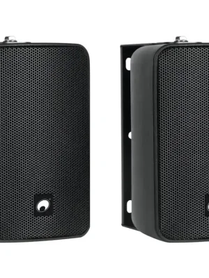 Víkendová Akce Omnitronic ODP-204T nástěnný 4" reprobox 40W, 100V, IP65, černý, cena/pár