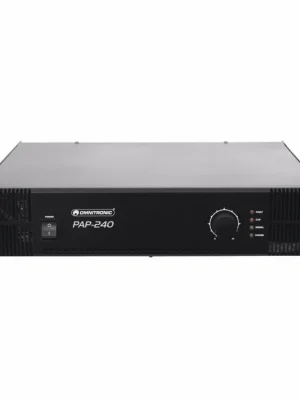 Omnitronic PAP-240, 100V zesilovač, 240W Jen Po Omezenou Doba