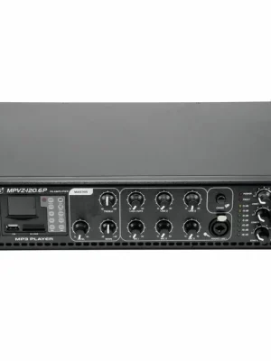 Omnitronic MPVZ-120.6P, 100V 6-zónový mixážní zesilovač, 120W, MP3 Bezpečná Platba