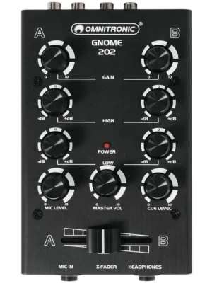 Sezónní Sleva Omnitronic GNOME-202, 2-kanálový, černý