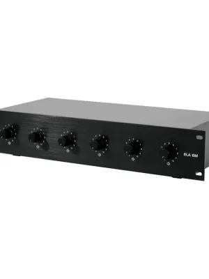 Novinka Omnitronic 6-ti zónový PA ovladač hlasitosti 5W mono, černý