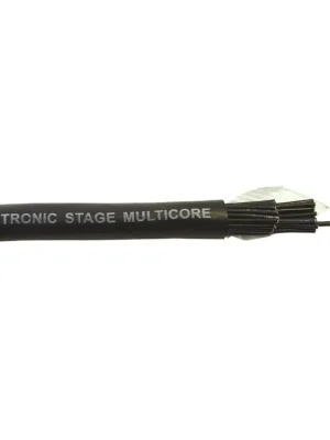 Rychlé Dodání Omnitronic multicore symetrický kabel, 24x2x0,12 mm, černý, 25 m role