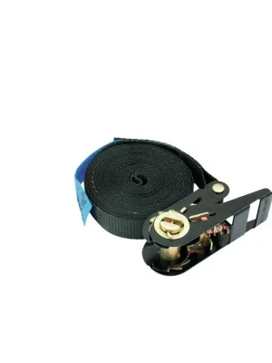 Pás vázací S400 se západkou, 5m, 25mm, černý Speciální Cena