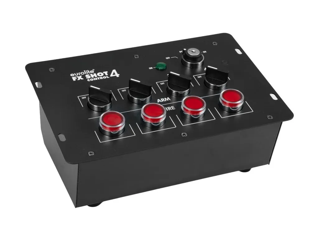 Eurolite FX Shot Control 4, řídicí systém pro zařízení se speciálními efekty Ověřený