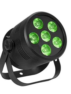 Nová Kolekce Eurolite LED Silent PAR reflektor 6 QCL floor, černý