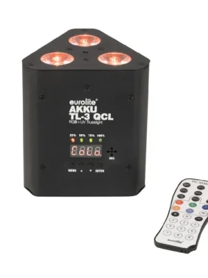 Značkový EUROLITE AKKU TL-3 QCL RGB+UV Trusslight