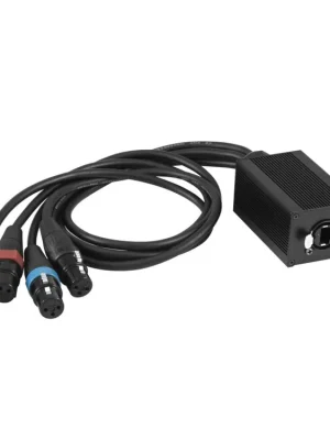 Eurolite DNK-2, síťový rozbočovač DMX signálu, 1x RJ45/4x XLR samice Nejprodávanější