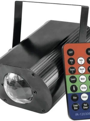 Nízká Cena Eurolite LED H2O světelný efekt, 1x TCL RGB LED, IR