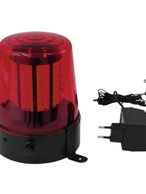 Eurolite LED policejní maják, 108 LED, červený Oblíbený