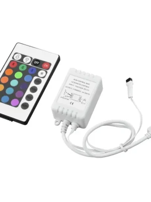 Eurolite kontrolér pro LED pásky RGB, IR, 24V Značkový
