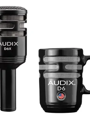 Audix D6X dynamický nástrojový mikrofon a designový hrnek ZDARMA Vysoce Kvalitní