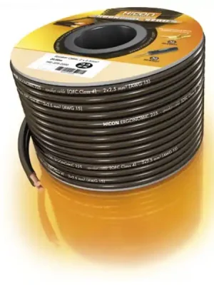 Značkový HICON HIFI ERGONOMIC reproduktorový kabel 2x1,5mm - 10m