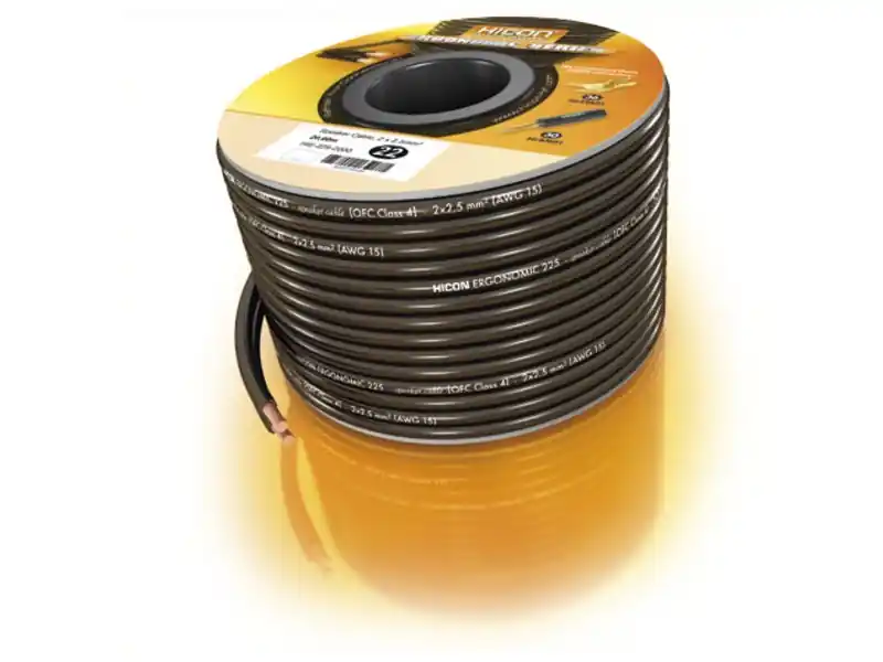Značkový HICON HIFI ERGONOMIC reproduktorový kabel 2x1,5mm - 10m