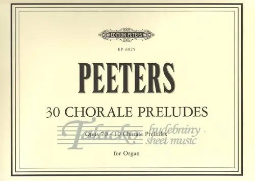 30 Chorale Preludes Vol.3 Op.70 Přímo Od Výrobce