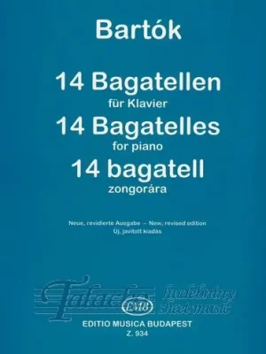 14 Bagatelles for piano op. 6 Odeslání Ihned