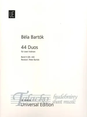 44 Duos für zwei Violinen Band 2 (26-44) Horká Nabídka