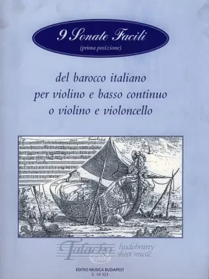 9 Sonate facili (prima posizione) del barocco italiano Nová Kolekce