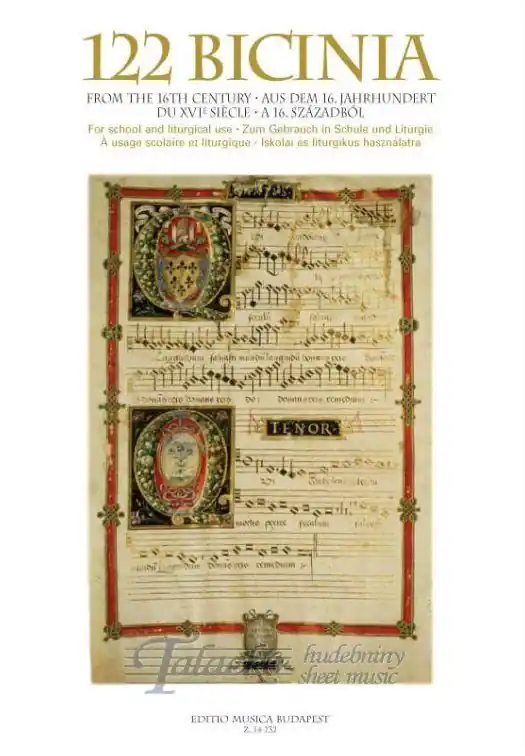 122 Bicinia from the 16th century for school and liturgical use Top Prodej