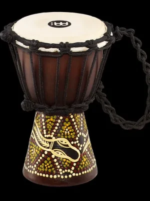 Omezená Nabídka MEINL AFRICAN STYLE DJEMBE XX-SMALL, PAINTED,DARK SERPENT