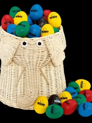 Značkový MEINL EGG SHAKER ASSORTMENT NINO SET OF 80 SORTED