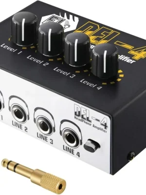 DONNER DEL-4 Headphone Amplifer Časově Omezené
