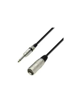 Adam Hall Cables K4 MMP 0300 - Microphone Cable XLR male to 6,3 MM Jack Mono 3m Ověřený