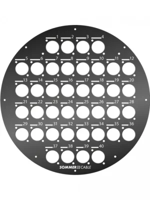 Sommer Cable Frontblech 40 Bohrungen f. Kabeltrommel Bezpečná Platba