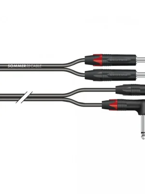 Sommer Cable IC Onyx 2x0,25qmm, Black, 3,00m Sleva