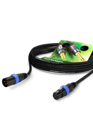 Sommer Cable MC The Source, Black, 10,00m Zlevněný