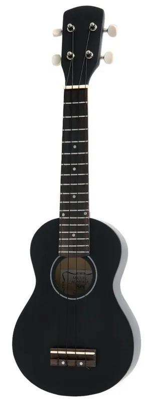 Miguel Almeria, sopranové ukulele, černé Vysoce Kvalitní