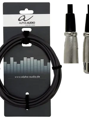 Nízká Cena Alpha Audio Basic Line, 3 m, kabel XLR pro mikrofon