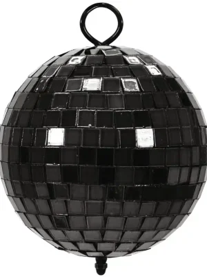 Zrcadlová koule 10 cm, černá Akční Nabídka