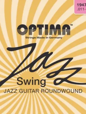 Víkendová Akce Optima struny pro E-kytaru Jazz Swing série Round Wound
