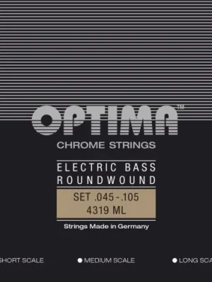 Horká Nabídka Optima struny pro E-bas Struny-chrom, ovinuté, long scale