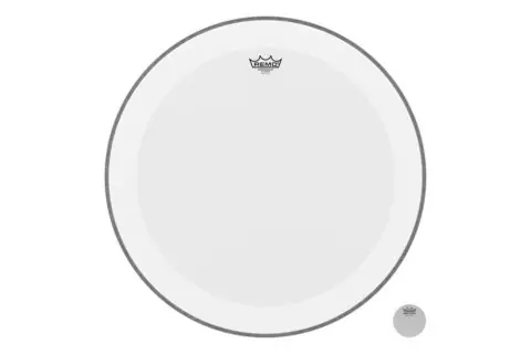 Levný Blána pro bicí Powerstroke 4 Bílá, zdrsněné na bas drum