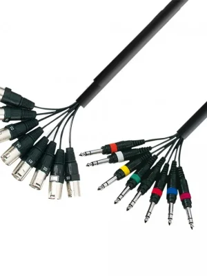 Nakupujte Hned Adam Hall Kabel 8x XLR M-Jack 6,3 2 5m P