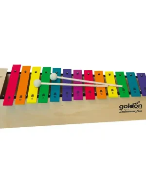 Autentický Goldon sopránový metalofon v barvách Boomwhackers