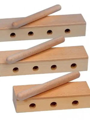 GOLDON - wood block děrovaný - 20 cm (33335) Nejlepší Cena