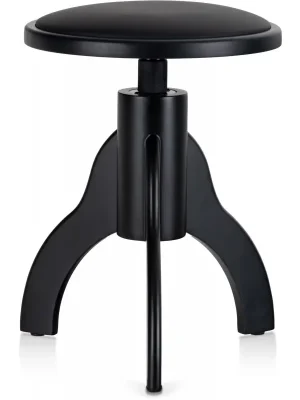 Nakupujte Hned Proline klavírní stolička kulatá - černá