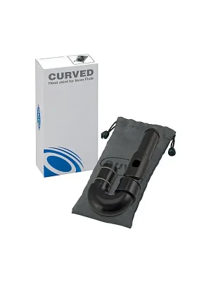 NUVO Curved Head Joint Black - jFlute rozšířovací kit Vysoce Kvalitní